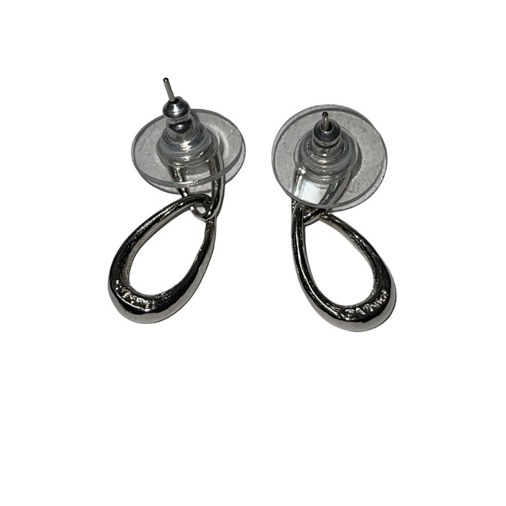 Oval Loop Suspended Earring - Picture 5 of 9